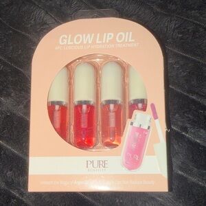 Benefit Pure Glow Lip Oil Set - Red and Pink